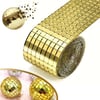 Çarşı Point®1 Metre Uzunluğunda Gold Renk Aynalı Mozaik Taşlı Dekor Bandı 4 cm x 1 mt