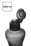 Çarşı Point1500ML Kapasiteli Sporcu Tipi Suluk Pratik El Matarası
