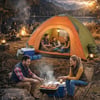Çarşı Point4 Kişilik Yarı Otomatik Kamp Çadırı – Suya Dayanıklı, Hızlı Kurulumlu Outdoor Aile Çadırı, Doğa, Kamp ve Piknik 200x200x135 cm