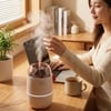 Çarşı PointAhşap Odun Ateşi Tasarımlı 280 Ml Ultrasonik Hava Nemlendirici & Aroma Difüzör – Soğuk Buhar Makinesi, Led Işıklı, Ortam Nemlendirici