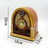 Çarşı PointOrta Boy Kubbe Model Retro Ahşap Tasarım Bluetooth Hoparlörlü Radyo – FM/AM Destekli, Şarjlı ve Taşınabilir Radyo NS-7061