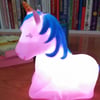 Çarşı PointRenk Değiştiren Unicorn Dekoratif Çocuk Odası Pembe Gece Lambası