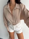 Çizgili Oversize Gömlek