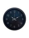 Classic Black Zarif 40 cm Metal Duvar Saati