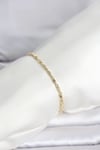Cm 14k Gold Renk Burgu Zincirli Model Kadın Bileklik