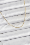 Cm 14k Gold Renk Ezme Zincir Model 60 Cm Kadın Kolye