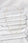 Cm 14k Gold Renk Minik Top Zincirli Kadın Kolye