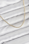 Cm 14k Gold Renk Top Zincirli Model 60 Cm Kadın Kolye