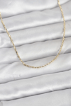 Cm 14k Gold Renk Zincirli 60 Cm Kadın Kolye