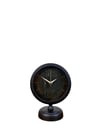 Dark Elegance 25 x 20 Cm Metal Siyah Masa Saati