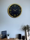 Elegance Gold Luxury 40 Cm Metal Duvar Saati