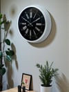 Elegance White 40 Cm Metal Duvar Saati
