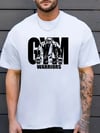 Erkek Baskılı Bisiklet Yaka Erkek T-shirt - Beyaz