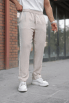 Erkek Beli Lastikli Pera Keten Pantolon