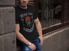 Erkek Bisiklet Yaka Baskılı Oversize T-shirt - Siyah