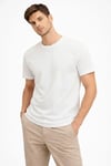 Erkek Bisiklet Yaka Tişört Regular Kalıp Basic Pamuklu Günlük Kullanım T-shirt - Beyaz