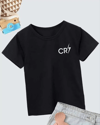 Erkek Çocuk Baskılı T-shirt - Siyah