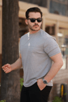 Erkek Oversize Bisiklet Yaka Kısa Kollu T-shirt