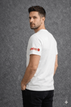 Erkek Türkiye Ay Yıldız Baskılı 10 Numara Forma Tişört Taraftar T-shirt - Beyaz