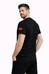Erkek Türkiye World Cup 2026 Baskılı Tişört Futbol Temalı Forma T-shirt - Siyah