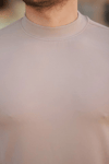 Erkek Yarım Balıkçı Yaka Kısa Kollu T-shirt