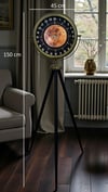 Eskitme 24 Saat Göstergeli Özel Tasarım Tripod Ayaklı Saat