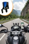 Evrensel Motosiklet Telefon Tutucu – Kaymaz, Kilitlenebilir Güvenli Tutuşlu, 360° Ayarlanabilir Gidon Bağlantılı Akıllı Telefon Aparatı