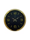 Gold Modern Rakamlı 40 Cm Metal Duvar Saati