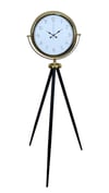 Gold Premium Dekoratif Tripod Ayaklı Saat