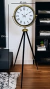 Gold Roma Rakamlı Lüks Tripod Ayaklı Saat