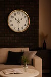 Gold Standart 52 Cm Metal Zarif Duvar Saati