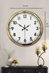 Gold Standart 52 Cm Metal Zarif Duvar Saati