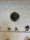 Golden Night Luxury 40 Cm Metal Duvar Saati