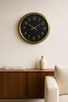 İhtişam Eskitme 40 Cm Metal Duvar Saati