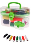 İplik Set Oval Plastik Dikiş Seti