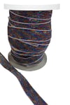 Kadife Kurdele Simli 1,5 Cm Karışık Renk 5 Metre
