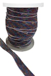Kadife Kurdele Simli 1,5 Cm Karışık Renk 2 Metre