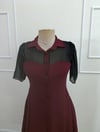 Kadın Kısa Kollu Yakalı Önden Düğmeli Midi Ithal Krep Elbise