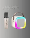 Karaoke Mikrofon Hoparlör Seti Bluetooth Kablosuz Taşınabilir