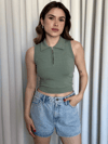 Kısa Fermuarlı Crop