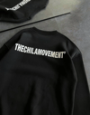 Kışlık Bisiklet Yaka Oversize Baskılı Sweatshirt - Siyah