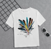 Kız Çocuk Baskılı T-shirt - Beyaz