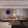 Krom Sade 40 Cm Metal Duvar Saati