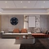 Krom Sade 40 Cm Metal Duvar Saati