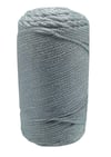 Makrome İpi 3 Mm Polyester Gri Simli