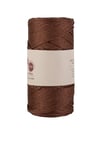 Makrome İpi 3mm  Polyester Kahve Simli
