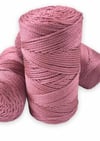 Makrome İpi 3mm Polyester Gül Kurusu