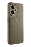 Mey İthalat®   A5 Pro 4G Kılıf Auto Focus Karbon Kapak - Kahverengi