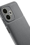 Mey İthalat®   A5 Pro 4G Kılıf Auto Focus Karbon Kapak - Gri