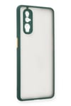 Mey İthalat®   Find X2 Kılıf Montreal Silikon Kapak - Yeşil
